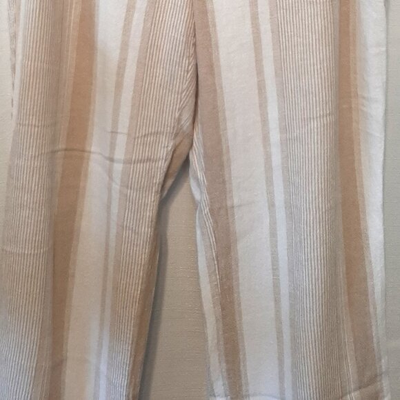 Per Se Linen Blend Pull-On Drawstring Pants Size M - Picture 2 of 5